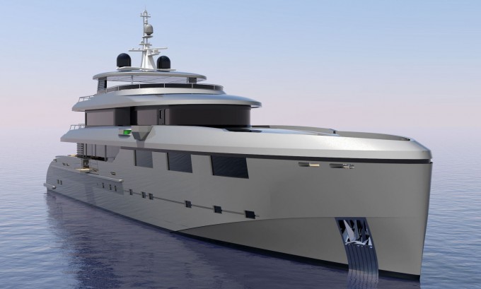  Yachts. Superyacht Heysea 50M represents the first axe-shaped vessel