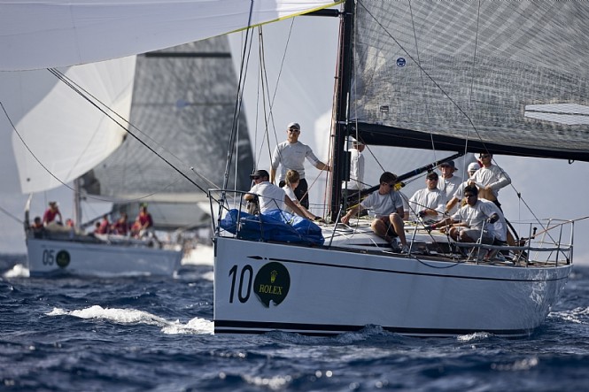 CHARISMA yacht at the 2010 Rolex Swan Cup regatta - Image credit to Carlo 