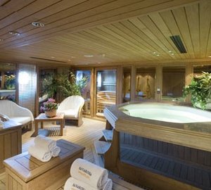 Jacuzzi Pool Aboard Yacht SAVARONA