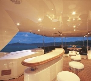 Drinks Bar: Yacht BLUE BREEZE's Fly-deck Photograph