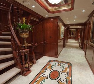 Lobby Aboard Yacht RELENTLESS