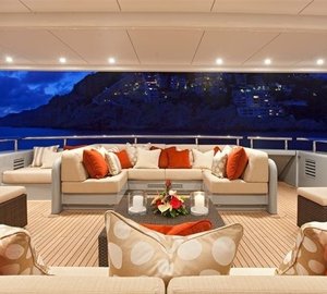 Premier Aft Deck On Yacht INFINITE SHADES