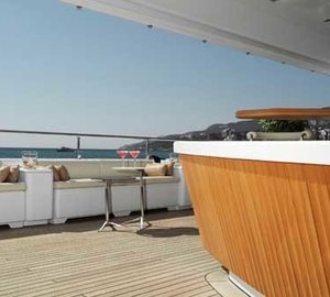 External Drinks Bar Aboard Yacht SAMAR