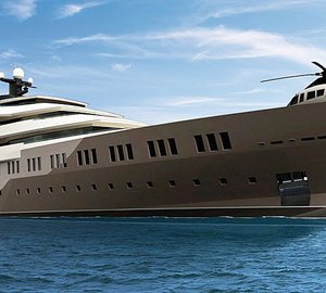 120m Motor yacht Project PA 122 by Oceanco and Nuvolari Lenard