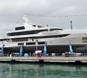 Benetti FB267 superyacht Surpina at launch