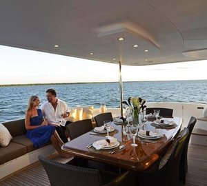 Horizon PC 60 SEA BOSS -  Aft Deck Al Fresco Dining