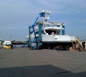 Launch of the Nordlund 111 Sportfisher superyacht