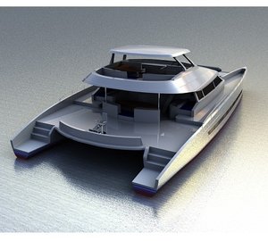 Luxury catamaran yacht Quo Vadis - rear view