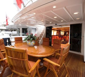 Motor yacht MAGIC DREAM -  Aft Deck Al Fresco Dining