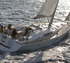 Oceanis 54 under sail