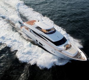 Princess 98 Yacht - view from above