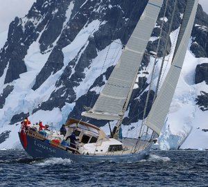 Sailing yacht Louise - aft view