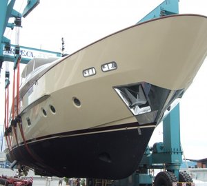 Sanlorenzo Motor Yacht Lady Kathleen at her launch