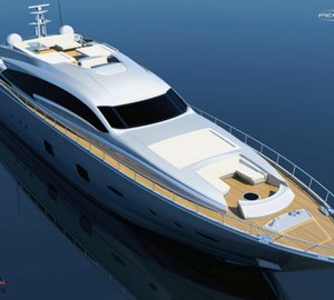 The 33m luxury yacht Pershing 108