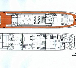 Yacht MABROUK -  Layout