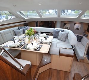 Yacht RAVEN -  Dining area