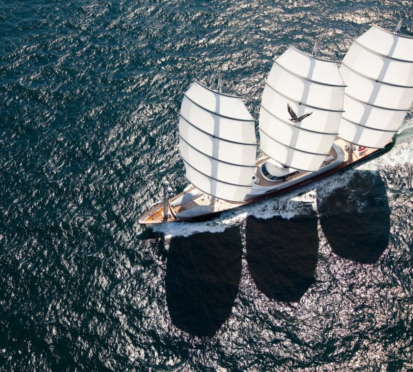 Superyacht Maltese Falcon during hte Transatlantic Race 2011. Image copyright Billy Black.