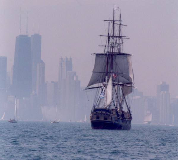 Yacht H.M.S. BOUNTY - Image by David Deerfeild