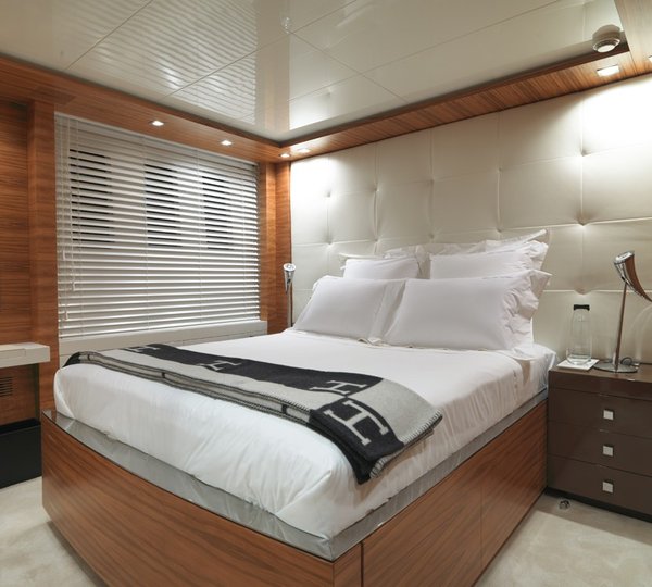 Guest's Cabin Aft On Board Yacht SIERRA ROMEO