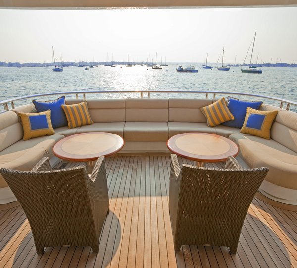 Premier Aft Deck Aboard Yacht COCO VIENTE