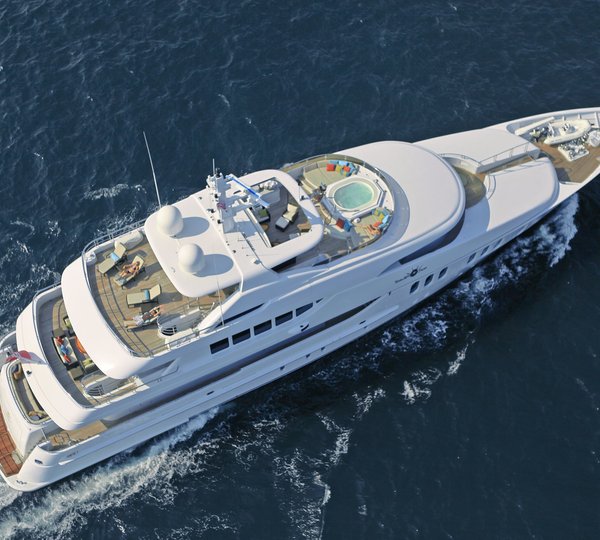 From Above Aspect On Yacht COCO VIENTE