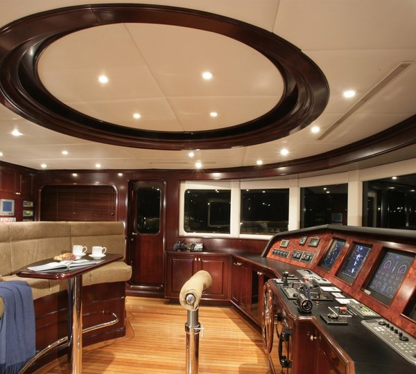 Bridgedeck Aboard Yacht CLAIRE