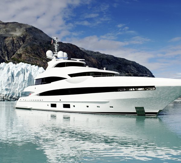 Profile Of The Superyacht In Alaska