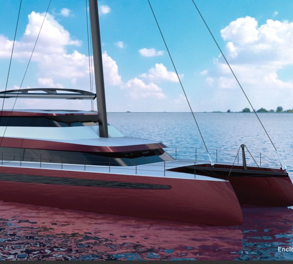 Sailing Catamaran CRAZY LOVE (rendered Image)