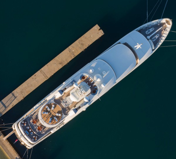 Luxury Motor Yacht MONTKAJ Aerial View