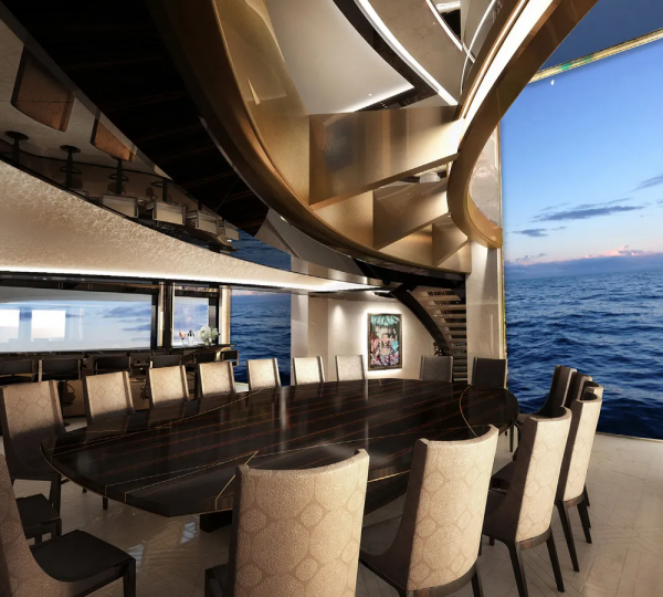 Dining Area  - Credit Lurssen