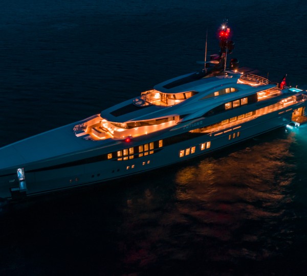 Yacht Tatiana By Night