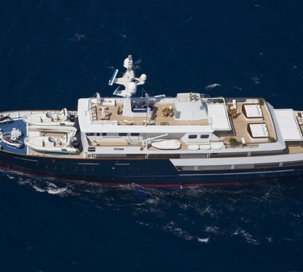 From Above: Yacht TITAN's Cruising Captured