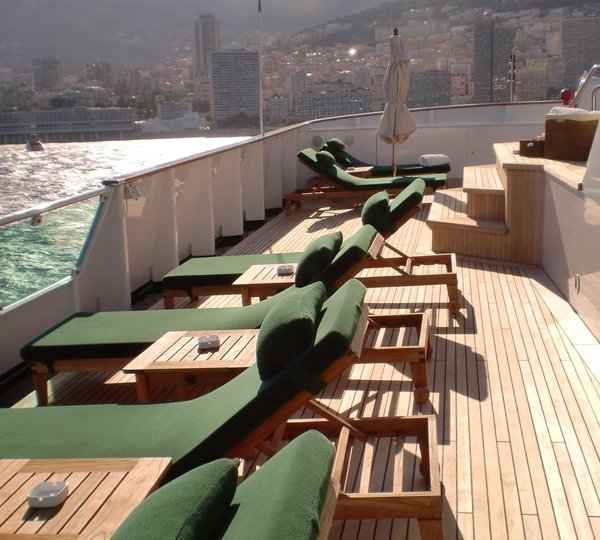 Sunshine Lounging: Yacht ESMERALDA's Jacuzzi Pool Image