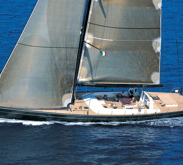 Yacht Wally B Sailing