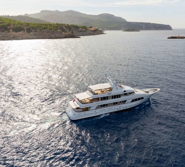 The 43m Yacht GO - Aerial view