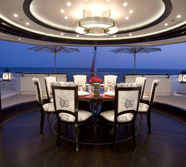 External Eating/dining On Board Yacht ALFA NERO