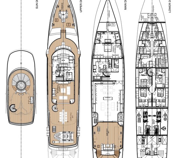 Motor Yacht BIG SKY - Layout