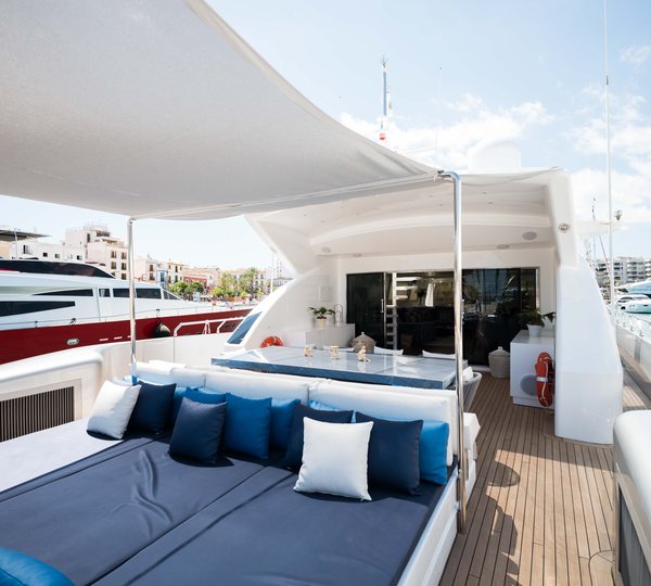 EVA - Tecnomar 36m BLUE JAY - Profile – Luxury Yacht Browser