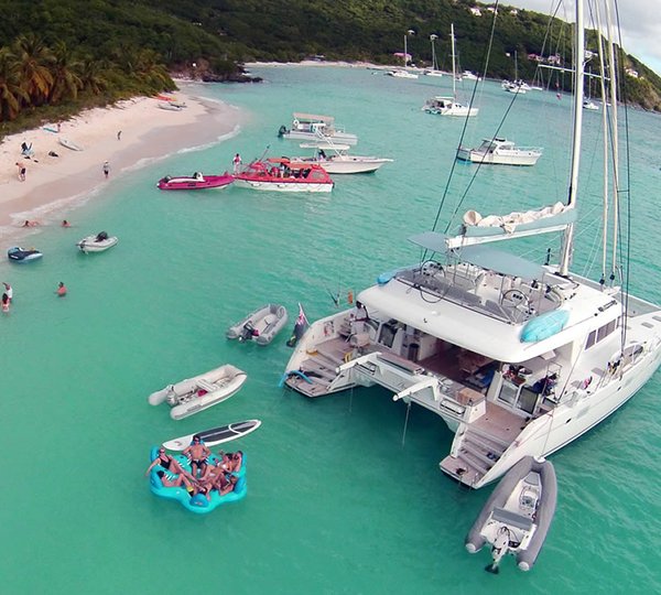 Charter Catamaran Avalon Sheltered Anchorage