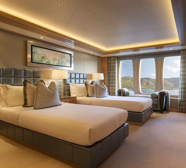 Twin Bed Suite On Yacht SOLANDGE