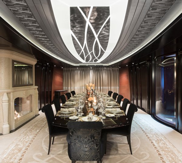 Yacht KISMET By Lurssen Yachts - Formal Dining