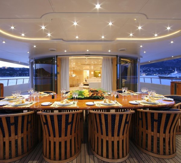 External Eating/dining On Yacht CAPRI