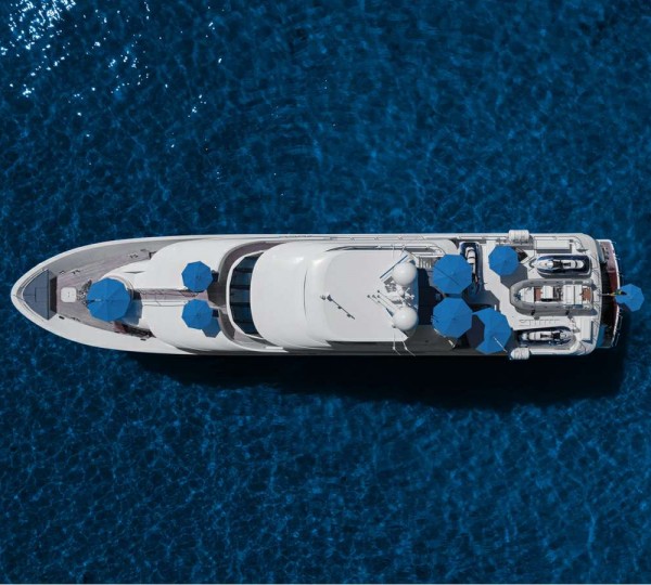 Aerial Of The Yacht