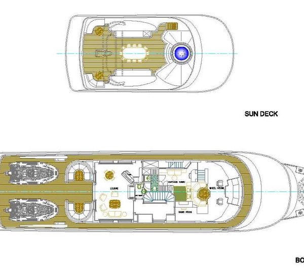 CRACKER BAY - Layout upper and sundeck