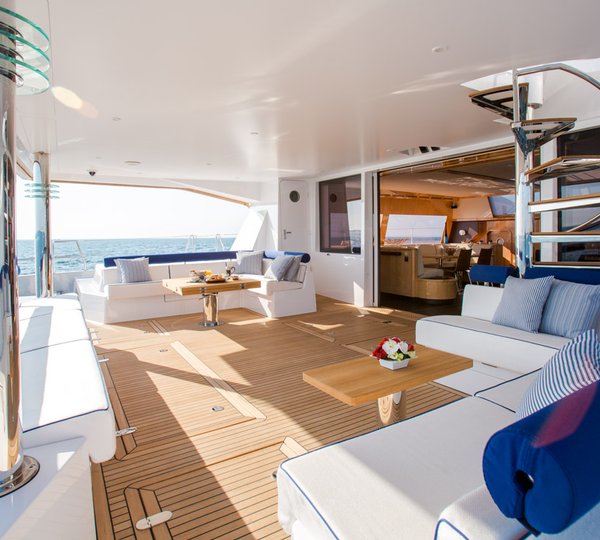 Catamaran WINDQUEST - Aft Deck