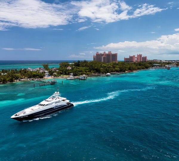 Lady L Luxury Yacht in Nassau photo by Alex Galiano