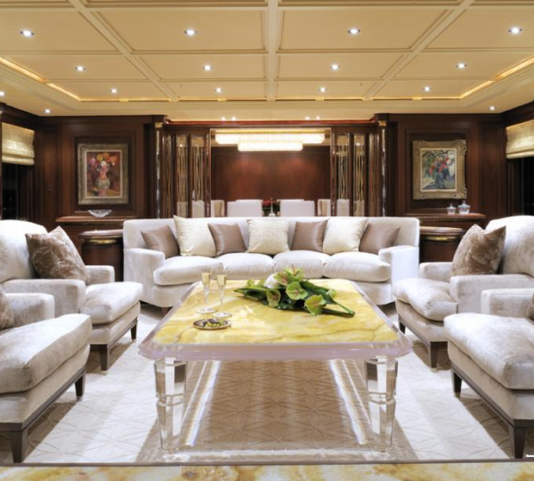 Luxury superyacht Mirgab VI Salon