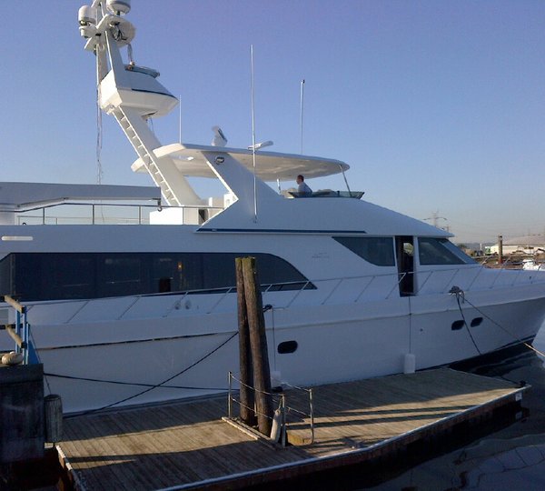 Nordlund 111 Yachtfisher superyacht on the water