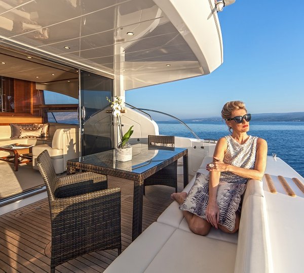 SASSY Yacht Charter Details, Princess 62 | CHARTERWORLD Luxury Superyachts