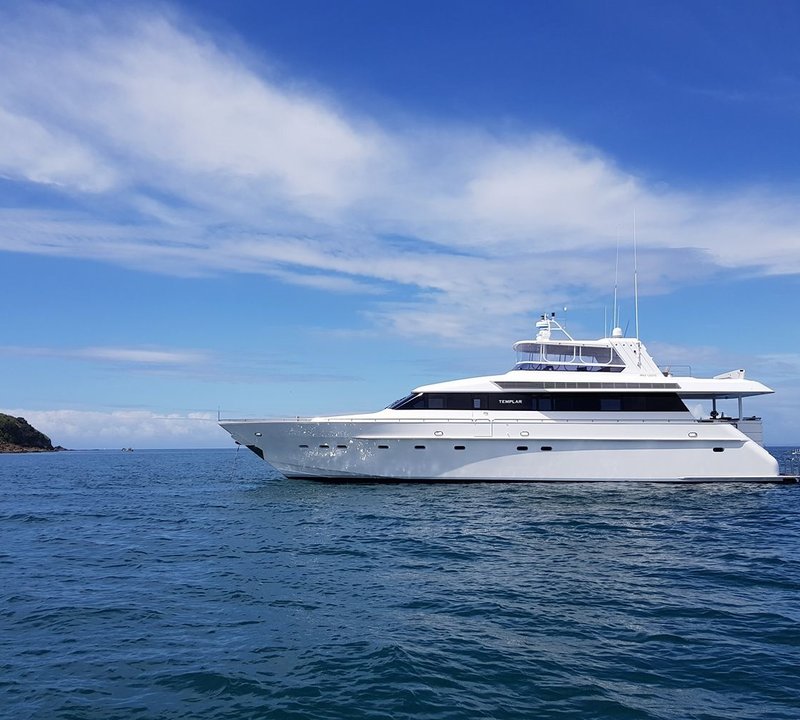Yacht TEMPLAR, Alloy Yachts | CHARTERWORLD Luxury Superyacht Charters